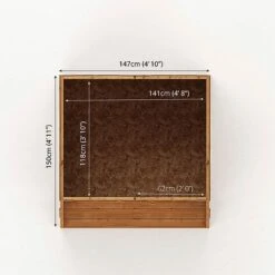 5 X 5 Waltons Honeypot Poppy Apex Wooden Playhouse 11 5 X 5 Waltons Honeypot Poppy Apex Wooden Playhouse -Plants Sales Store SI 002 001 0022 Poppy Playhouse Floor