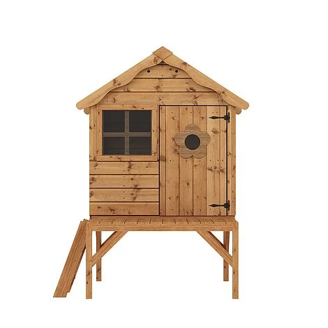 Waltons 4 X 4 Wooden Snug Garden Shed Playhouse With Tower 6 Waltons 4 X 4 Wooden Snug Garden Shed Playhouse With Tower - Image 4