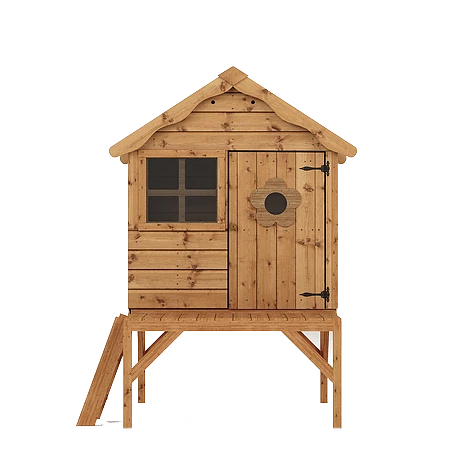 Waltons 4 X 4 Wooden Snug Garden Shed Playhouse With Tower 7 Waltons 4 X 4 Wooden Snug Garden Shed Playhouse With Tower - Image 5
