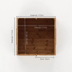 Waltons 4 X 4 Snug Apex Garden Wooden Playhouse 16 Waltons 4 X 4 Snug Apex Garden Wooden Playhouse -Plants Sales Store SI 002 002 0001 Snug Floor Plan