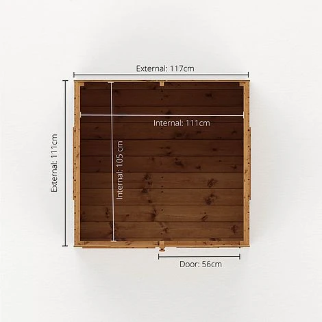 Waltons 4 X 4 Snug Apex Garden Wooden Playhouse 9 Waltons 4 X 4 Snug Apex Garden Wooden Playhouse - Image 7