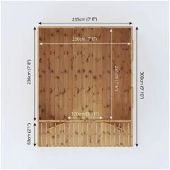 Waltons 10' X 8' Apex Summerhouse With Veranda 16 Waltons 10' X 8' Apex Summerhouse With Veranda -Plants Sales Store SI 003 001 0006 10x8 Wessex Summerhouse Floor Plan 300dpi 01