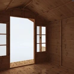 Waltons 12' X 8' Apex Summerhouse With Veranda -Plants Sales Store SI 003 001 0007 12x8 Wessex Summerhouse Detail001