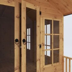 Waltons 12' X 8' Apex Summerhouse With Veranda -Plants Sales Store SI 003 001 0007 12x8 Wessex Summerhouse Detail003