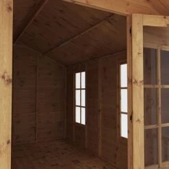 Waltons 12' X 8' Apex Summerhouse With Veranda -Plants Sales Store SI 003 001 0007 12x8 Wessex Summerhouse Detail004