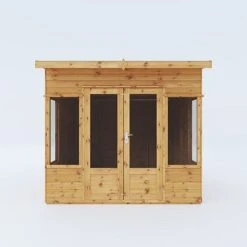 Waltons 8 X 8 Wooden Garden Shiplap Tongue And Groove Helios Summerhouse Garden Room -Plants Sales Store SI 003 001 0008 8x8 Helios Summerhouse Front