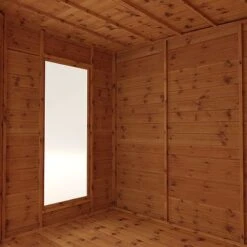 Waltons 8 X 8 Wooden Shiplap Tongue And Groove Premier Corner Summerhouse Garden Room -Plants Sales Store SI 003 001 0038 8x8 Premium Corner Summerhouse Studio Detail002