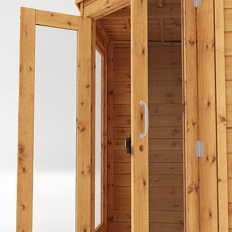 Waltons 11' X 7' Corner Summerhouse With Side Shed 9 Waltons 11' X 7' Corner Summerhouse With Side Shed - Image 7