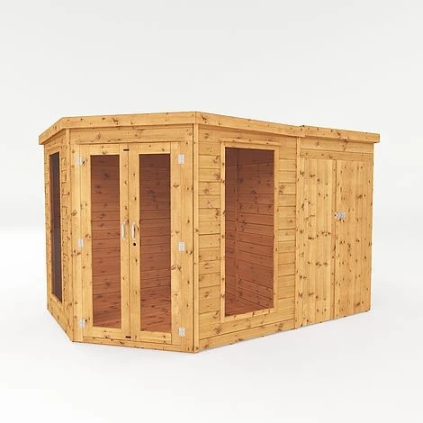 Waltons 11' X 7' Corner Summerhouse With Side Shed 12 Waltons 11' X 7' Corner Summerhouse With Side Shed - Image 10