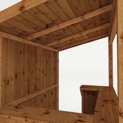 Waltons 6' X 4' Pressure Treated Garden Bar -Plants Sales Store SI 003 001 0077 4x6 PT Outdoor Bar Detail002