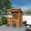 Waltons 6' X 4' Pressure Treated Garden Bar 1 Waltons 6' X 4' Pressure Treated Garden Bar -Plants Sales Store SI 003 001 0077 4x6 PT Outdoor Bar Mercia Garden 1