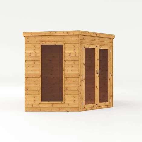 Waltons 12' X 8' Corner Summerhouse With Side Shed 8 Waltons 12' X 8' Corner Summerhouse With Side Shed - Image 6