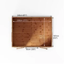 Waltons 8' X 6' Hip Roof Summerhouse 21 Waltons 8' X 6' Hip Roof Summerhouse -Plants Sales Store SI 003 001 0082 8x6 Clover Summerhouse Floor20Plan