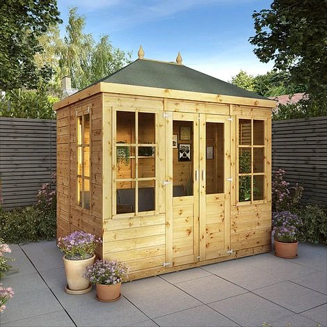 Waltons 8' X 6' Hip Roof Summerhouse 4 Waltons 8' X 6' Hip Roof Summerhouse - Image 2