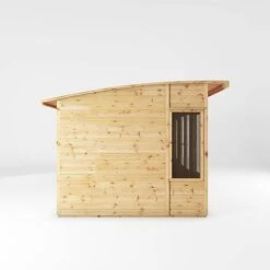 Waltons 12 X 8 Premium Shiplap Tongue And Groove Helios Curved Roof Wooden Garden Summerhouse -Plants Sales Store SI 003 001 0089 12x8 Helios Summerhouse Left