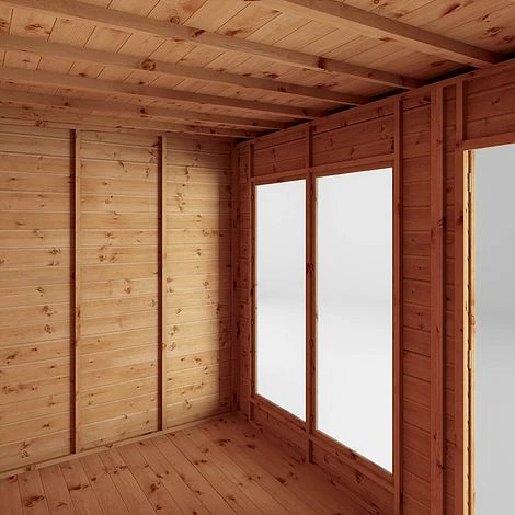 Waltons 18 X 6 Maine Pent Wooden Garden Summerhouse With Patio Area Shiplap Tongue And Groove 6 Waltons 18 X 6 Maine Pent Wooden Garden Summerhouse With Patio Area Shiplap Tongue And Groove - Image 4