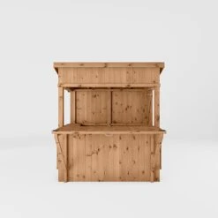 Waltons 9' X 4' Premium Pressure Treated Garden Bar - 2 Styles Available 14 Waltons 9' X 4' Premium Pressure Treated Garden Bar - 2 Styles Available -Plants Sales Store SI 003 001 0094 Pressure Treated Pent 4x6 Bar with Shutter Pack Front1