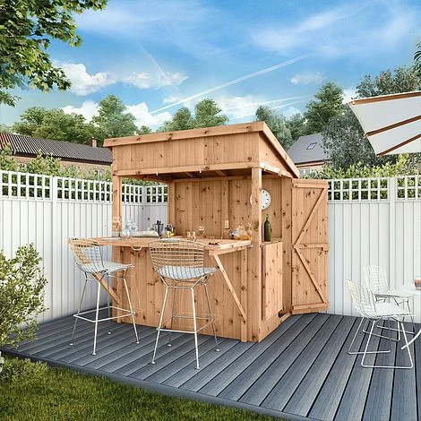 Waltons 9' X 4' Premium Pressure Treated Garden Bar - 2 Styles Available 4 Waltons 9' X 4' Premium Pressure Treated Garden Bar - 2 Styles Available - Image 2