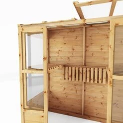 Waltons 6 X 3 Traditional Wooden Tall Wall Victorian Mini Greenhouse Potting Shed 19 Waltons 6 X 3 Traditional Wooden Tall Wall Victorian Mini Greenhouse Potting Shed -Plants Sales Store SI 004 001 0023 6x3 Traditional Tall Wall Greenhouse Detail002