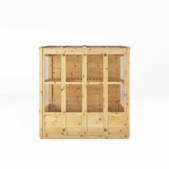 Waltons 6 X 3 Traditional Wooden Tall Wall Victorian Mini Greenhouse Potting Shed 24 Waltons 6 X 3 Traditional Wooden Tall Wall Victorian Mini Greenhouse Potting Shed -Plants Sales Store SI 004 001 0023 6x3 Traditional Tall Wall Greenhouse Front