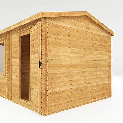 5m X 3m Corner Lodge Plus - 28mm Double Glazed (Side Shed) 8 5m X 3m Corner Lodge Plus - 28mm Double Glazed (Side Shed) - Image 6
