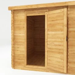 5m X 3m Corner Lodge Plus - 28mm Double Glazed (Side Shed) 17 5m X 3m Corner Lodge Plus - 28mm Double Glazed (Side Shed) -Plants Sales Store SI 006 004 0082 5mx3m Corner Lodge Plus 44mm Double Glazed Studio RH Detail001