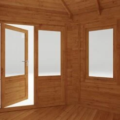 5m X 3m Corner Lodge Plus - 28mm Double Glazed (Side Shed) 15 5m X 3m Corner Lodge Plus - 28mm Double Glazed (Side Shed) -Plants Sales Store SI 006 004 0082 5mx3m Corner Lodge Plus 44mm Double Glazed Studio RH Detail003