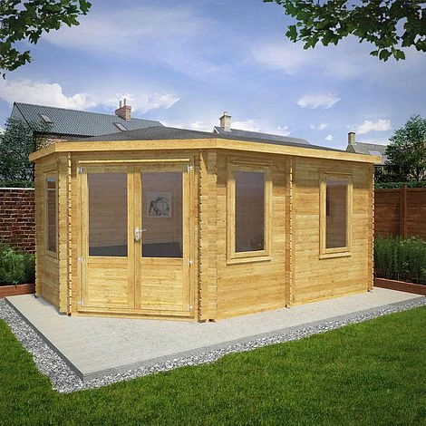 5m X 3m Corner Lodge Grande - 28mm Double Glazed 3 5m X 3m Corner Lodge Grande - 28mm Double Glazed