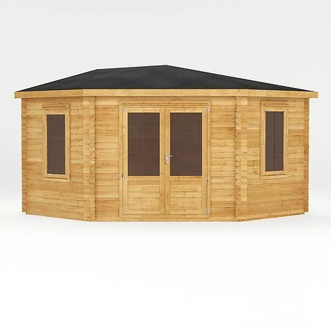 4m X 4m Corner Cabin - 28mm Double Glazed 7 4m X 4m Corner Cabin - 28mm Double Glazed - Image 5