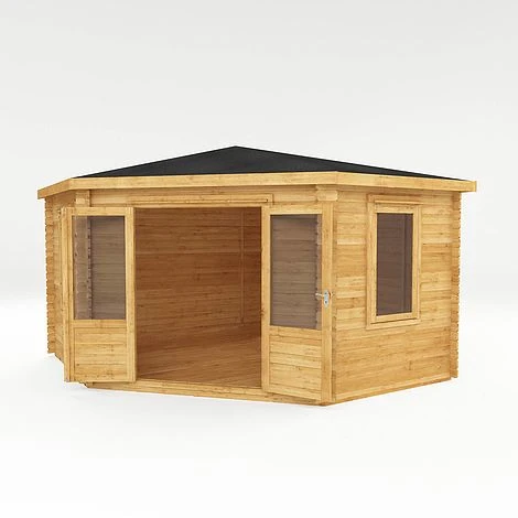 4m X 4m Corner Cabin - 28mm Double Glazed 10 4m X 4m Corner Cabin - 28mm Double Glazed - Image 8