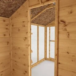 Waltons 10' X 6' Dog Kennel And Run 15 Waltons 10' X 6' Dog Kennel And Run -Plants Sales Store SI 010 001 0006 10x6 Dog Run Extension and Floor Pack Detail003