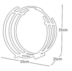 Idooka Wood Basket Log Store Firewood Rack 19 Idooka Wood Basket Log Store Firewood Rack -Plants Sales Store Silhouette6