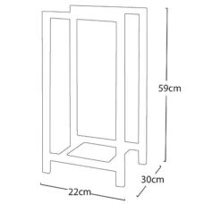 Idooka Wood Basket Log Store Firewood Rack 23 Idooka Wood Basket Log Store Firewood Rack -Plants Sales Store Silhouette7
