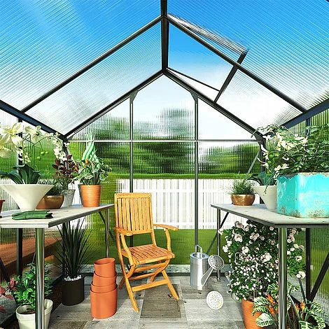 Garden Grow Traditional Greenhouse 6.2 X 4.3 X 6.6ft 19 Garden Grow Traditional Greenhouse 6.2 X 4.3 X 6.6ft - Image 17