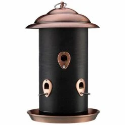 Happy Beaks Copper Finish Twin Feeder -Plants Sales Store WEBG36213