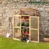 Garden Grow Three-Tier Wooden Cold Frame -Plants Sales Store WEBG39193