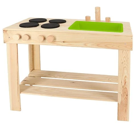 Idooka Wooden Mud Kitchen Outdoor Toy Age 4+ Role Play Playhouse Patio Garden 3 Idooka Wooden Mud Kitchen Outdoor Toy Age 4+ Role Play Playhouse Patio Garden