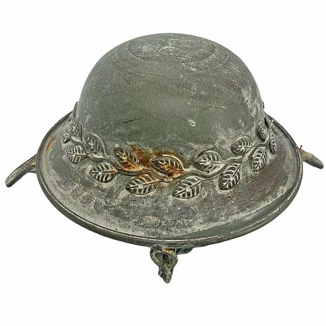 Hanging Garden Bird Bath / Feeder Aged Vintage Look Metal Bird Bath Decoration 4 Hanging Garden Bird Bath / Feeder Aged Vintage Look Metal Bird Bath Decoration - Image 3